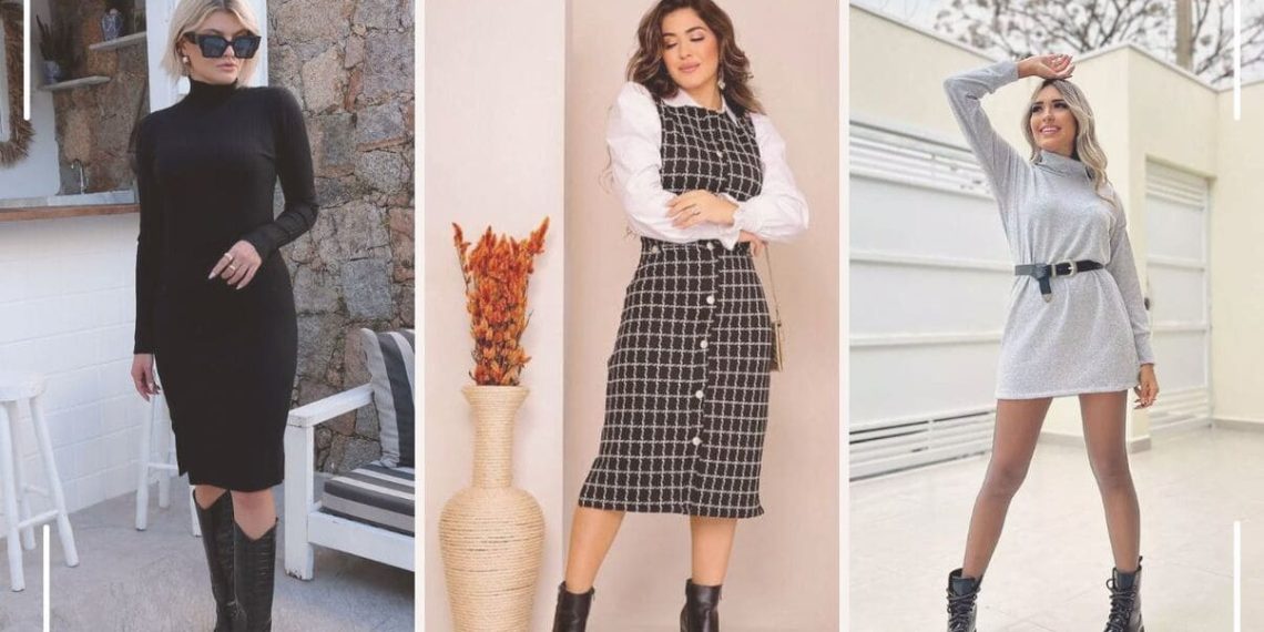 vestido de inverno capa