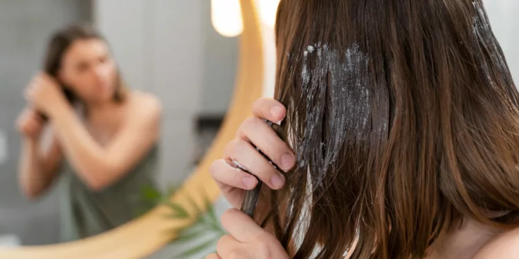 cabelo molhado