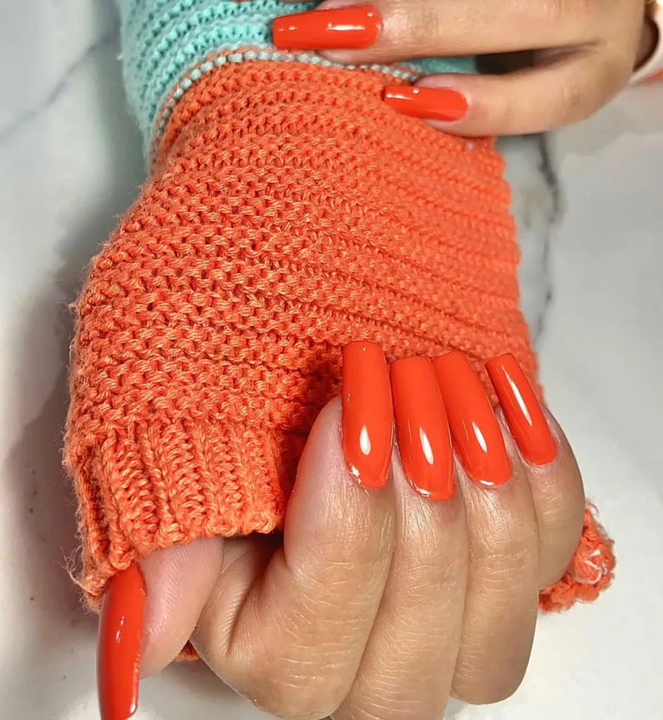 unhas laranja - A energia dos quatro elementos nas suas unhas: ideias incríveis para arrasar com estilo e personalidade