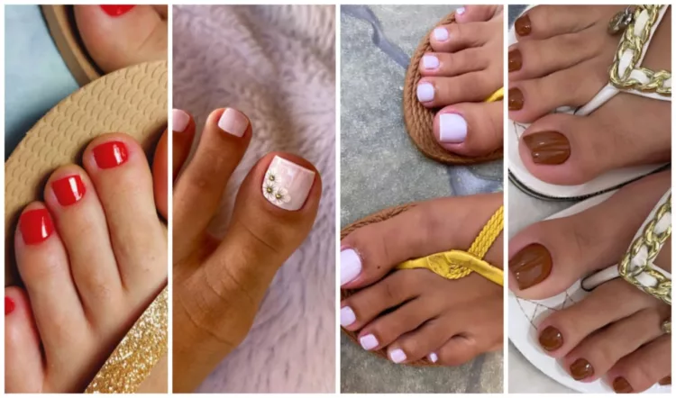 unhas dos pes