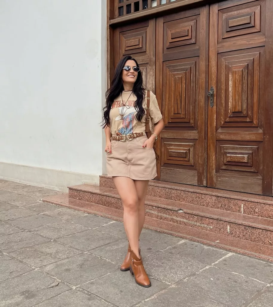 bota cano curto 3 - Look com bota de cano curto: como montar combinações estilosas e atuais