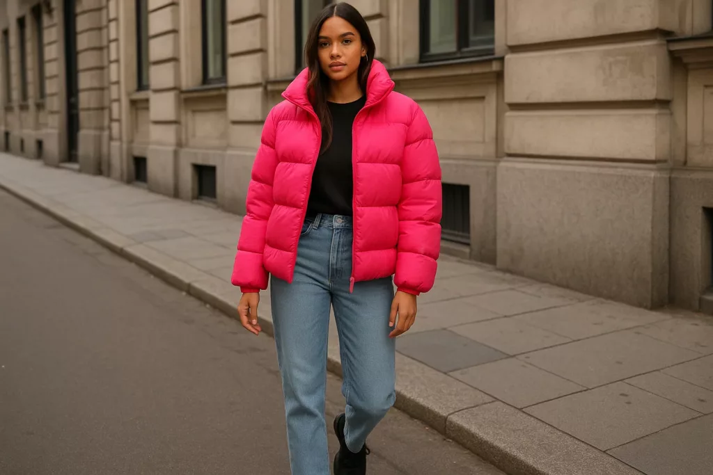 jaqueta puffer 4 1 - Quer arrasar no frio? Aposte em looks com jaqueta puffer que unem aconchego e moda