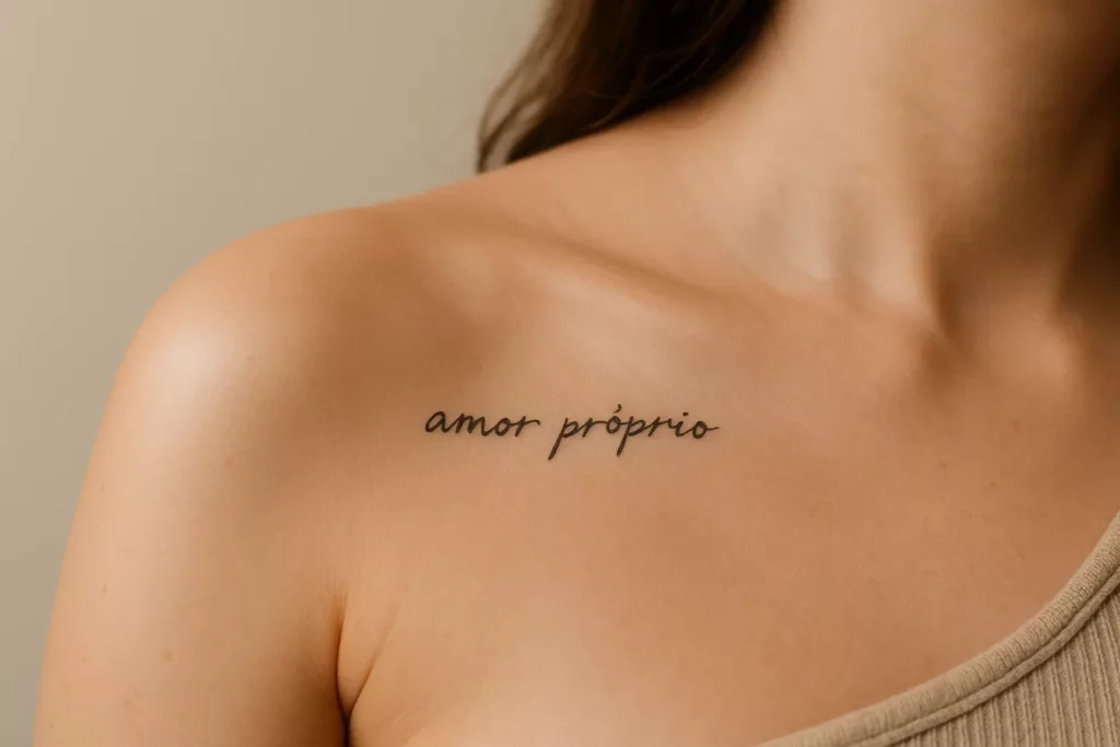 tatoo frases 1 - Tatuagens femininas pequenas com frases: 9 ideias delicadas e cheias de significado