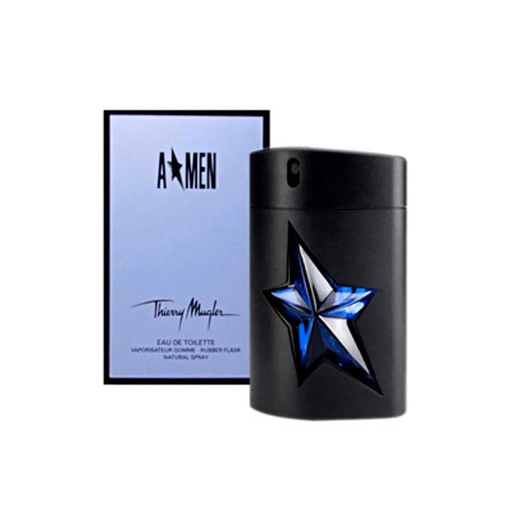 thierry mugler a men eau de toilette rubber 100ml rechargeble - Perfumes doces que combinam com dias frios: os favoritos do inverno 2025