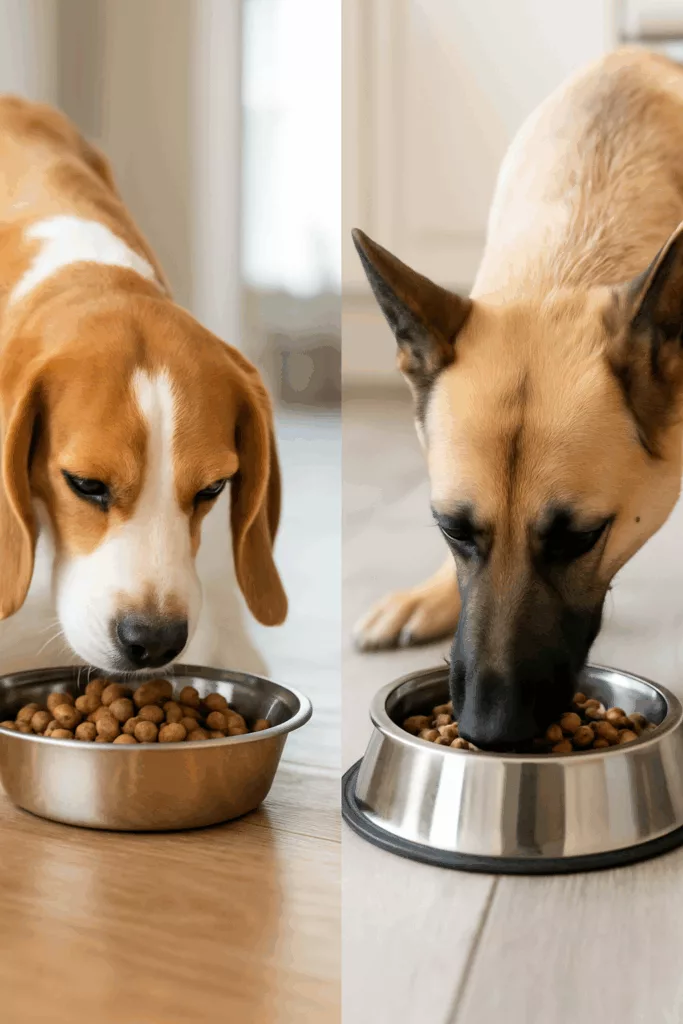 20250702 2156 Cachorros Alimentando se Felizes simple compose 01jz6wgrpqejk8dmj00jj8y9hf - O Que Vai no Potinho Também Vai no Coração: Como Alimentar Seu Pet com Amor e Cuidado